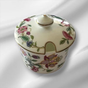 Haddan Hall Minton Bone China Jam Jelly Jar w/Lid England – Free Shipping