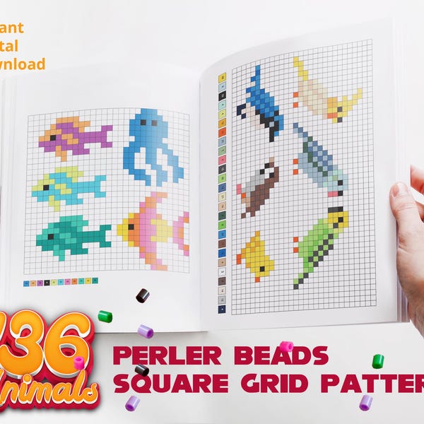 Perler Bead Pattern Book Etsy