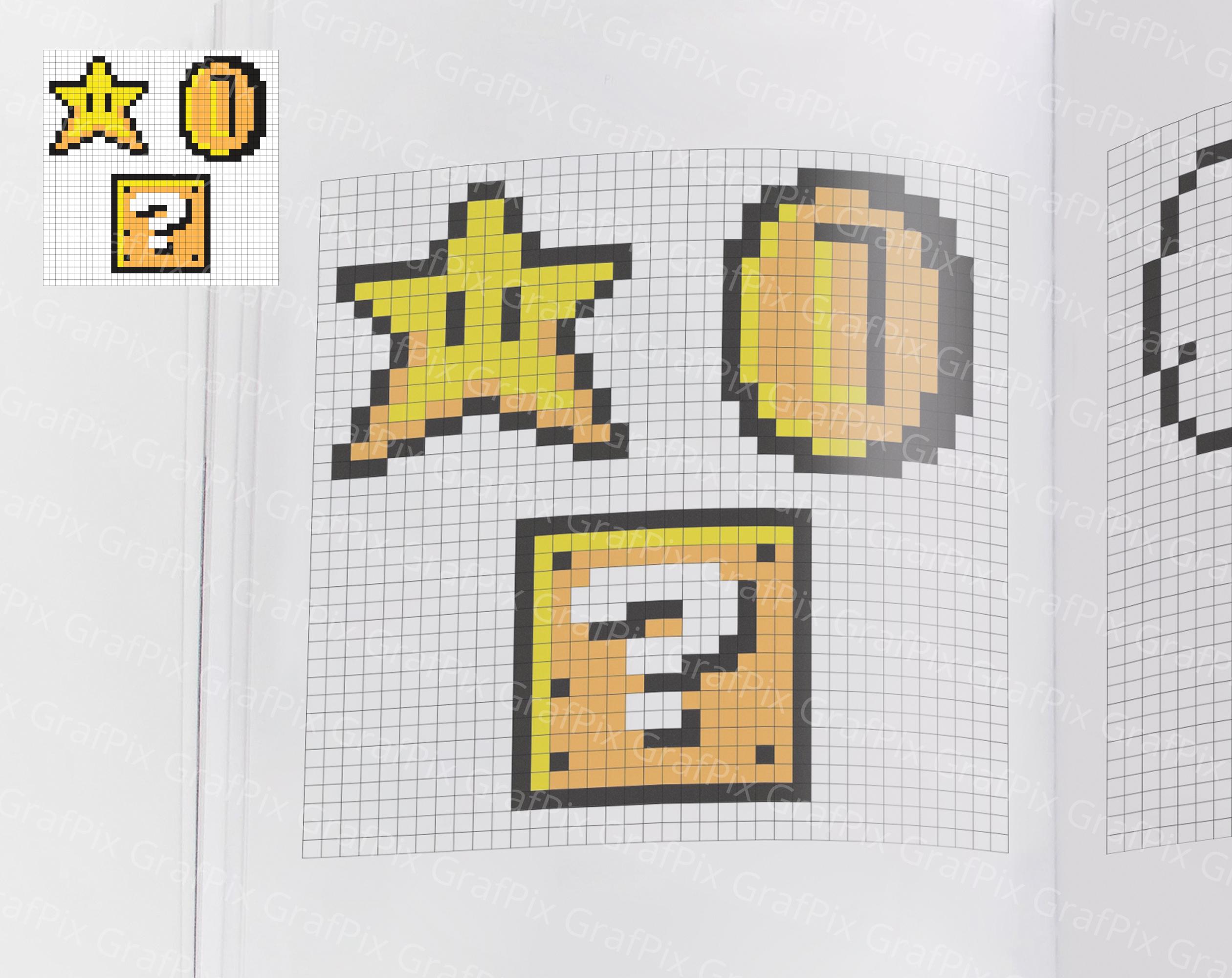 Super Mario Perler Bead Pattern Collection: 43 Designs (PDF Pattern) - Etsy