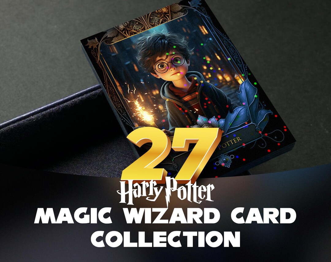 27 Magic Wizard World Character Cards From Wizard School, Harry Potter ...