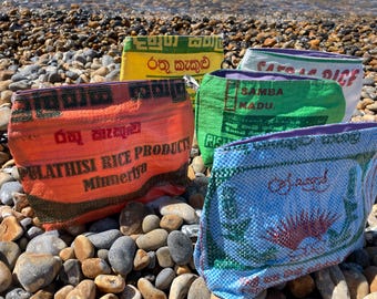 Upcycled Wash/ Makeup/ Suncream Bags