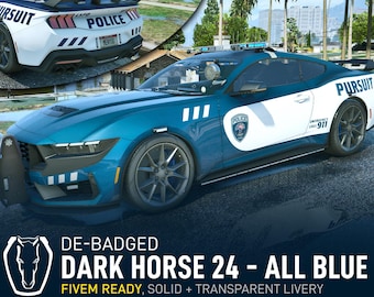FiveM Dark Horse All BLUE - LSPD Pursuit