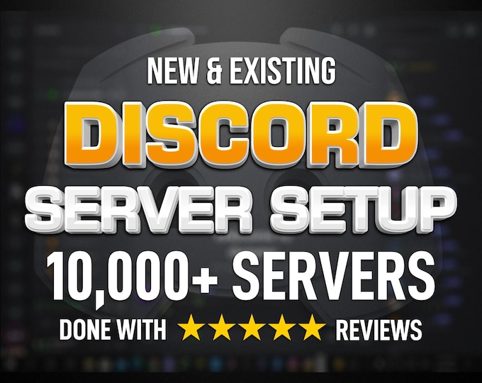 Featured listing image: Custom Discord Server Setup: Professional Community Server