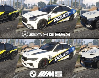 Mercedes S63 & BMW M5 De-Badged | FiveM