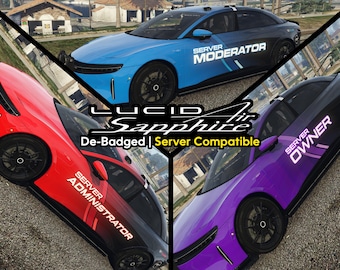 Lucid Air Sapphire De-badged admin package | Server Compatible | Roleplay