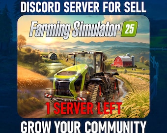 Farming Simulator Discord community Server Ready made.