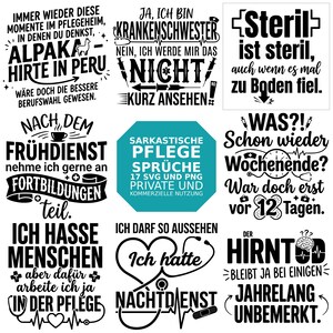 Sarcastic Nursing Sayings SVG PNG Bundle Nurse Caregiver Plotter File Cricut Print on Demand Gift Digital T-shirt Saying image 2