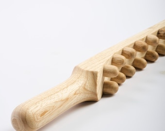 Rodillo texturizado anticelulítico de maderoterapia