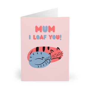 Maman, je te fais plaisir, carte d'anniversaire chat drôle pour maman, carte mignonne pour amoureux des chats, maman chat, carte d'amour design chat pour maman, cadeau d'anniversaire