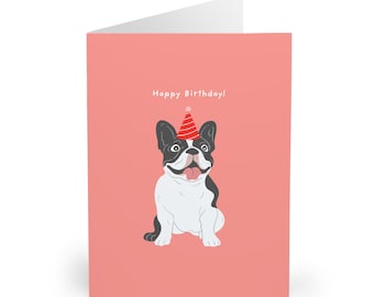 Fawn Frenchie Birthday Card: Funny French Bulldog Design