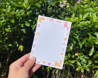 Cat Memo Note Pad A6 Tear Off Notepad with Cute Colorful Cat Design Daily Planner for Cat Lovers Cat Daily To Do List Memo Sheets Gift
