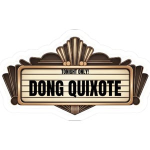 Pegatina de marquesina del Club Desperado: Dong Quixote - Dungeon Crawler Carl, Club Desperado, ideal para portátil, botellas de agua, Princess Posse