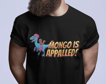 Mongo está chocado! - Princesa Donut e Mongo Tee - Camiseta inspirada em Carl Dungeon Crawler, presente DCC, Matt Dinniman, Princess Posse, LitRPG 2