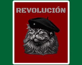 Revolucion - Princess Donut Sticker, Dungeon Crawler Carl Fan Art, Princess Posse, Che Guevara Parody, Matt Dinniman, LitRPG Gift Merch