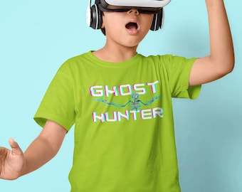Gorilla Tag Tee - &quot;Lucy Ghost Hunter&quot; Graphic Shirt for Hunting Your Favorite Ghost Lucy, Back to School, Birthday Gifts, Casual, VR Apparel