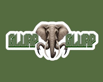 Glurp Glurp Extreme Sticker - Dungeon Crawler Carl Inspired Fandom Sticker, Death Watch, Laptop Decor, Matt Dinniman, LitRPG, Phone Sticker