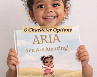 Personalized Children’s Story Book with Positive Messages for Little Girls Confidence and Self Esteem Gift for 5 Year Old