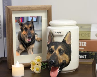 Handmade Pet Cremation Urn - Custom Clay Sculpture for Cats & Dogs, Personalized Keepsake to Cherish Your Pet’s Memory