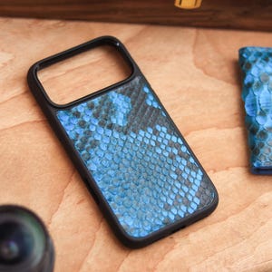 Python Skin MagSafe Phone Case | Exotic Leather | High Quality Durable Cases