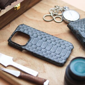 Python Skin MagSafe Phone Case | Exotic Leather | High Quality Durable Cases