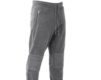 OVERLAND PANTS - Mens Sweat Pants - Grey Men’s Pants - Designer Jan Hilmer
