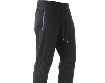 OVERLAND PANTS - Mens Sweat Pants - Black Men’s Pants - Designer Jan Hilmer