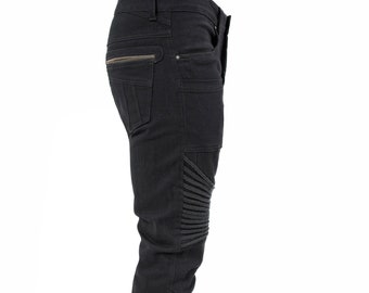 MERGE JEANS - Men’s Jeans with ribbed knees - Moto Pant - Men's Denim - Designer Jeans - Jan Hilmer