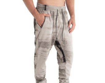 Heron pants - Mens Sweat Pants - Hand dye with plants - Natural dye Relaxed Jogger - Designer Jan Hilmer