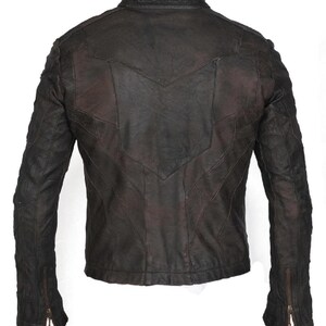 STUDDED HORNET Men's Leather Jacket Lambskin Front - Etsy