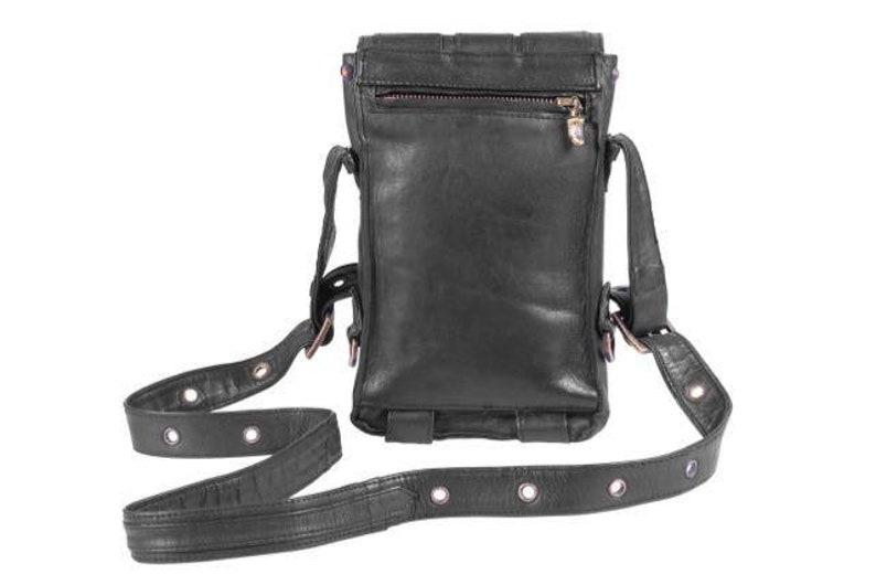 SKETCH BOOK Mission Bag Black Leather Over the Shoulder Bag | Etsy