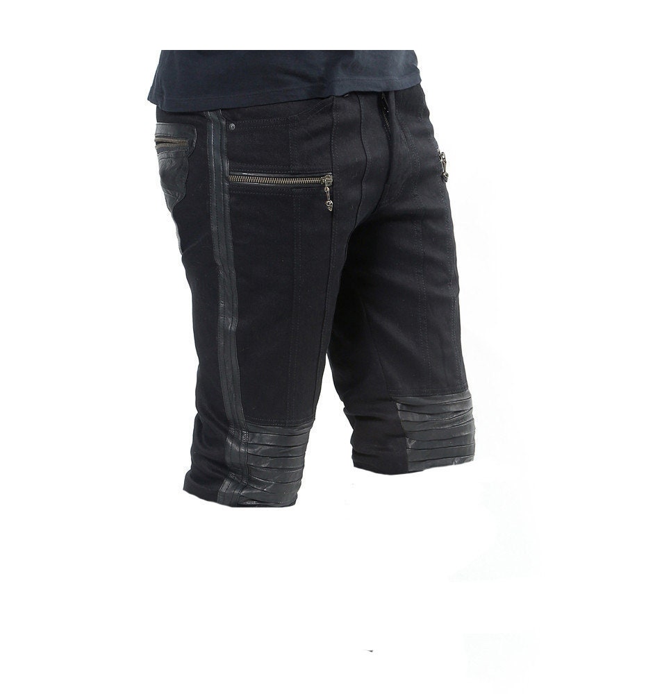 デニム・ジーパン NOT4NERD Nylon Big Pocket Wide Shorts Black PT077BK Amazon | [D.IIZOO] ビッグシルエット 七分丈 ジーンズ デニム