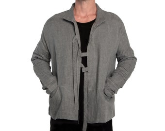 TAIKO JACKET - Chaqueta tipo kimono de lino - Jan Hilmer Designer Menswear