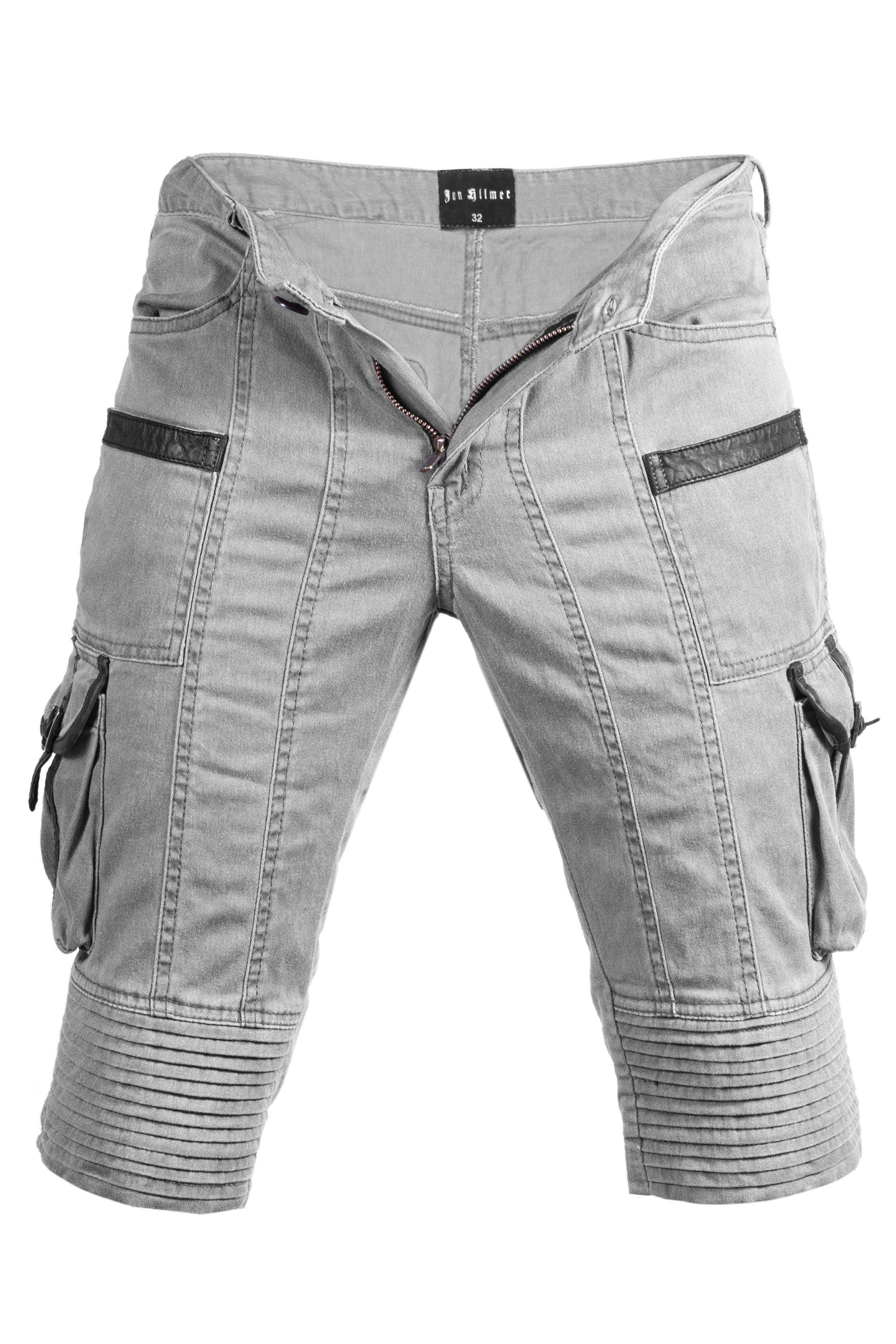 【SATIIIZ】Alkin Nylon Buckle Cargo Half Pants Nesi AG khaki nylon baggy cargo shorts y2k tech L cinch zip