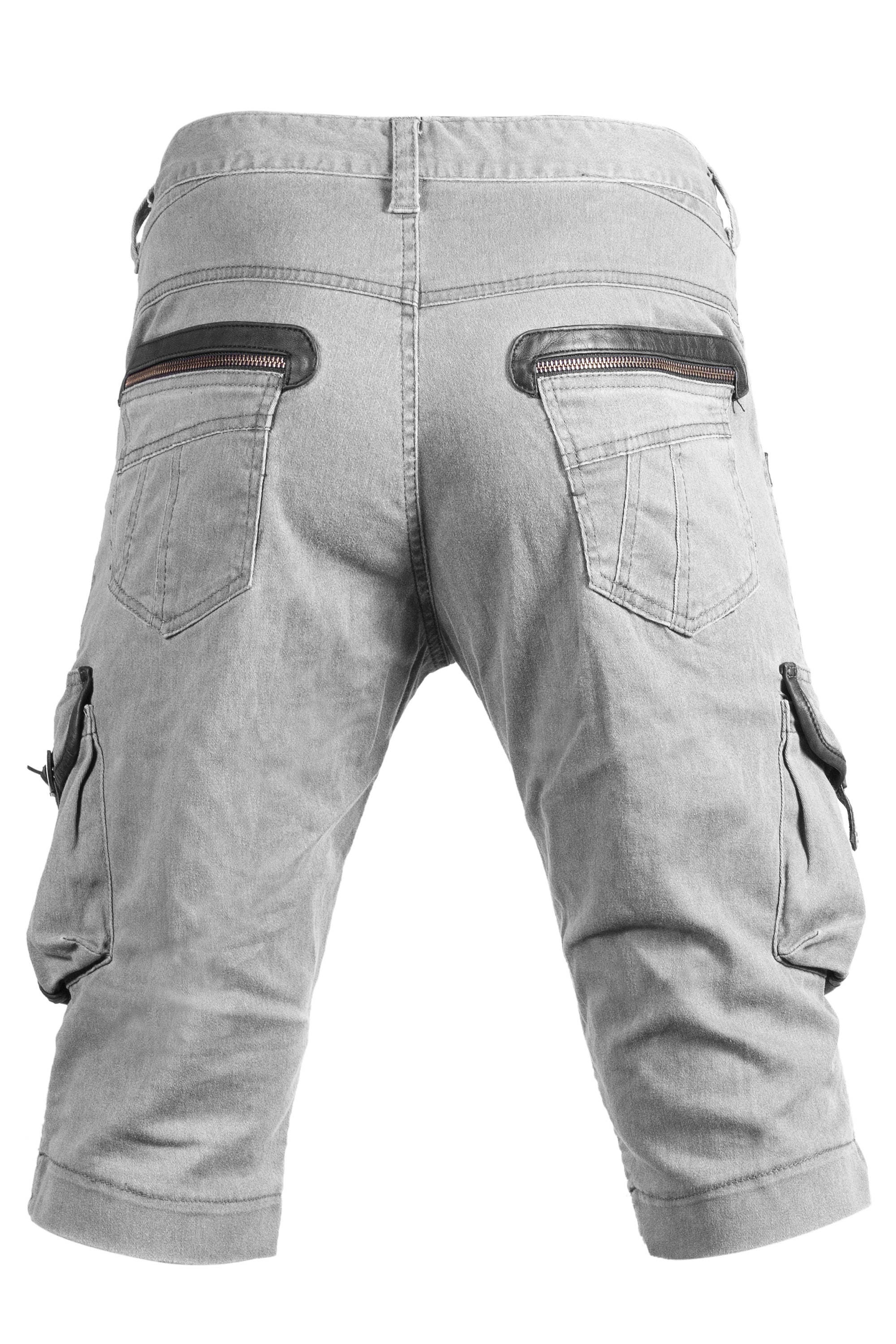 SATIIIZ】Alkin Nylon Buckle Cargo Half Pants SIDE BUCKLE