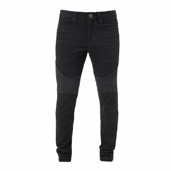 MERGE JEANS Mens Jeans With Ribbed 