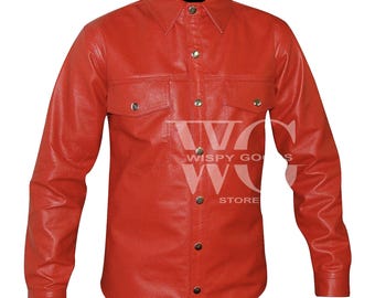 Chemisier Vintage Tacheté Rouge/Noir - Taille XL - Coton/Viscose - Bohème