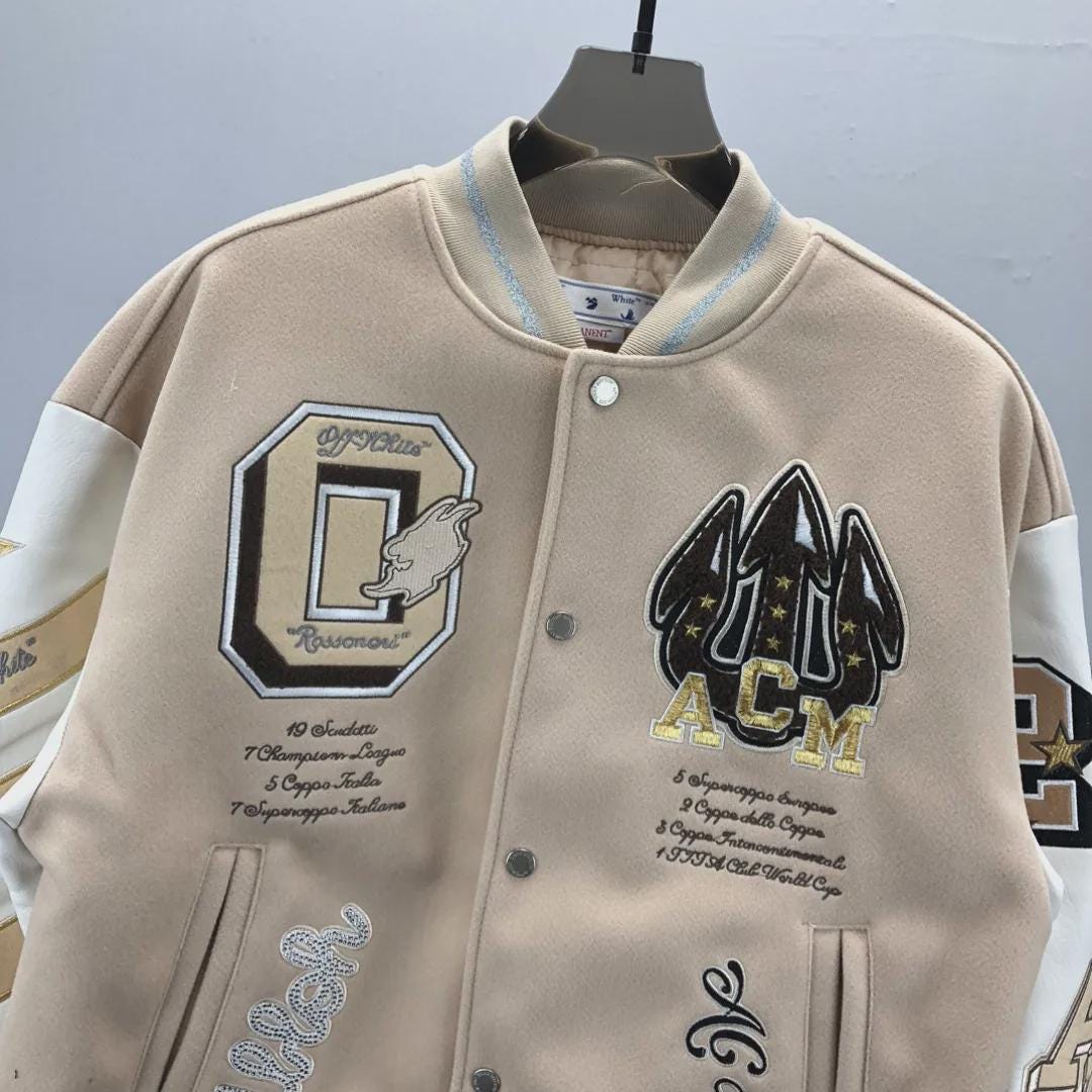 Ac milan varsity jacket - Etsy 日本