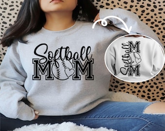 Mamá de sóftbol (Svg/Png), Mamá de sóftbol universitario, Camiseta de sóftbol (Svg), Diseño de camiseta de sóftbol (Png), Descarga digital, Archivos de corte para Cricut