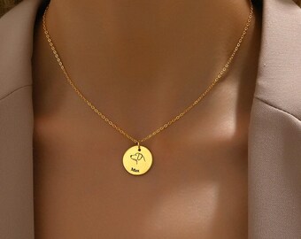 Personalisierte Hundehalskette, personalisierte Schmuck für Tierliebhaber, Tier Haustier Erinnerungsgeschenk, Hunderasse Silhouette Halskette, Hundehalskette mit Gravur