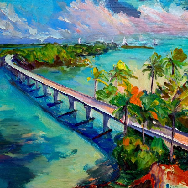 Islamorada Key Print: Tropical Florida - Vibrant Wall Decor