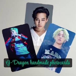 Cartes photo K-pop Big Bang G-Dragon