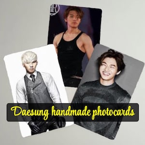 Cartes photo Daesung Big Bang K-pop