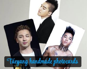 Taeyang Big Bang K-pop Photocards