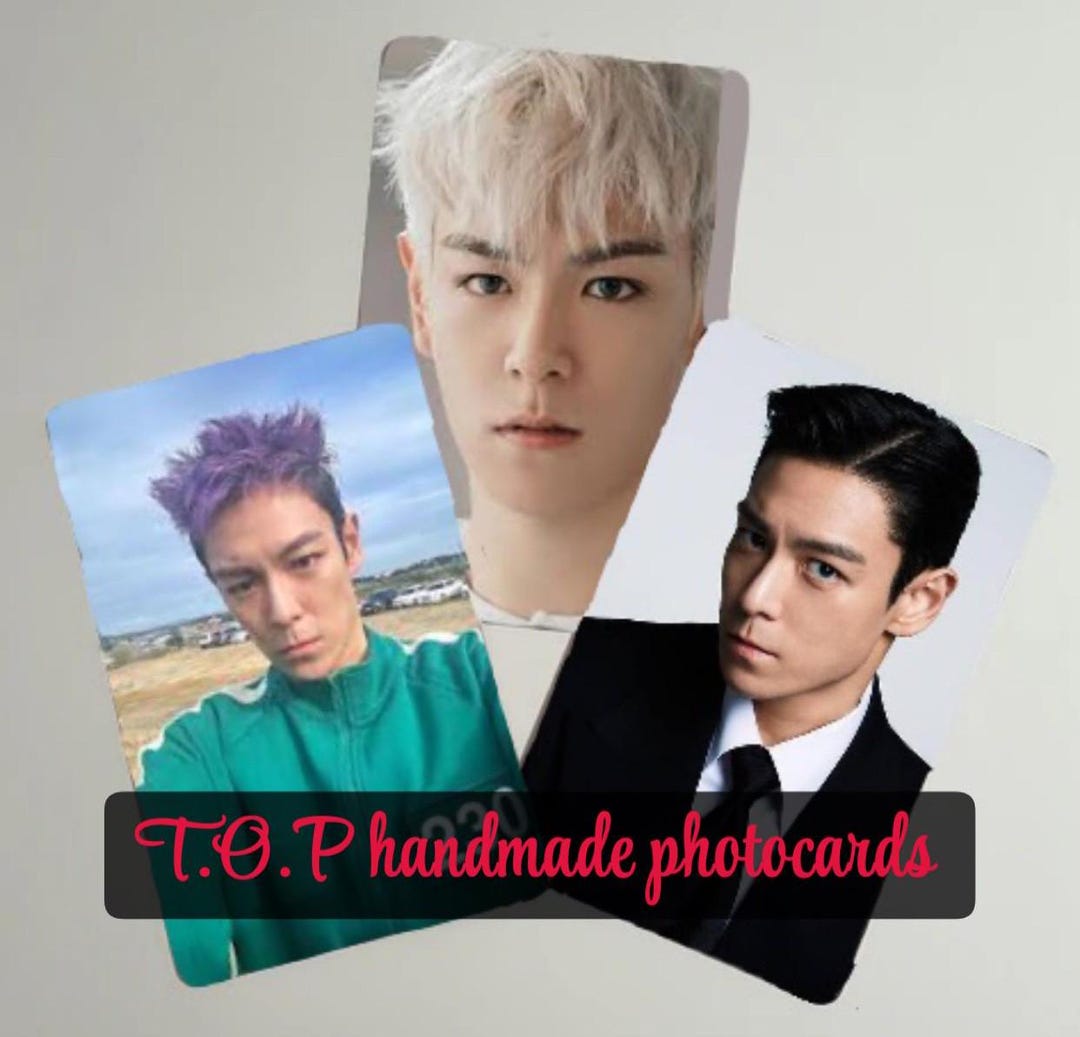 T.O.P Big Bang K-pop Photocards - Etsy