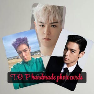Fotocard K-pop del Big Bang T.O.P.