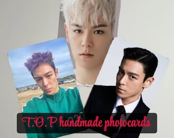 T.O.P Big Bang K-pop Photocards