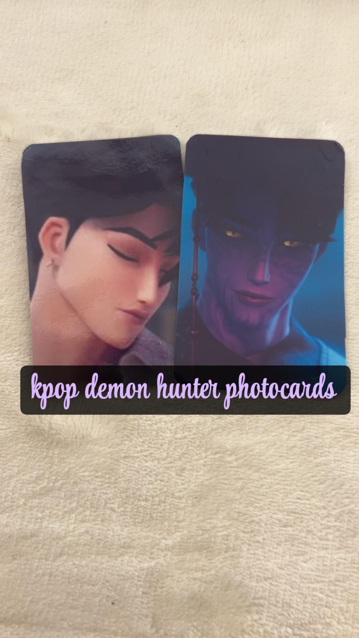 K-pop Demon Hunter Photocards