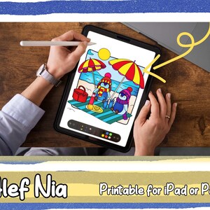 Printable cozy animal coloring book suitable for iPad and paper featuring cute friends in relaxing scenes easy coloring book digital download