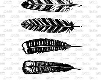 Turkey Feather SVG, Wild Turkey SVG, Turkey Hunting SVG, Hunting Clipart, Cricut Cut File, Sublimation Design, Digital Download