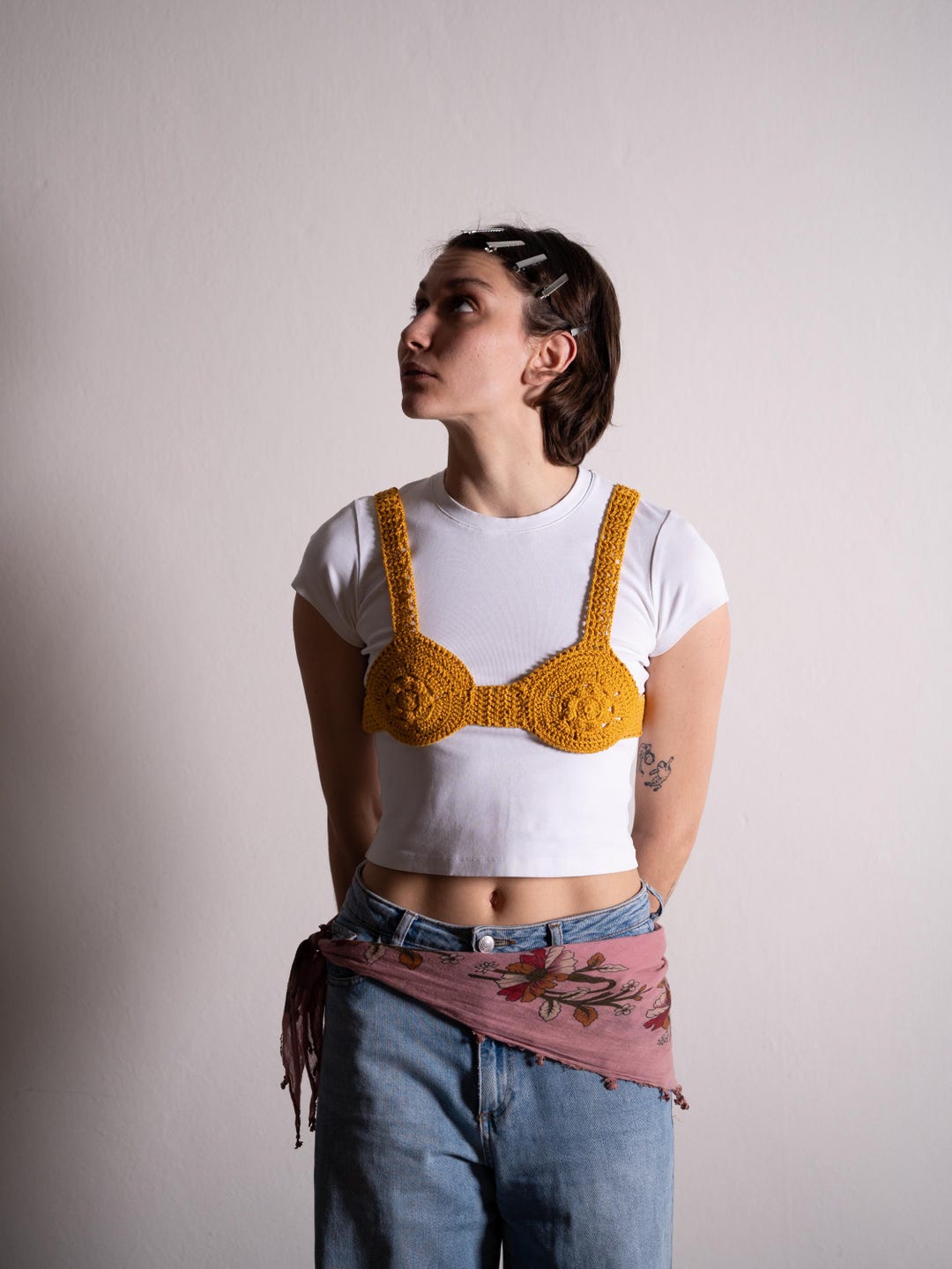 Lemon leaf bralette